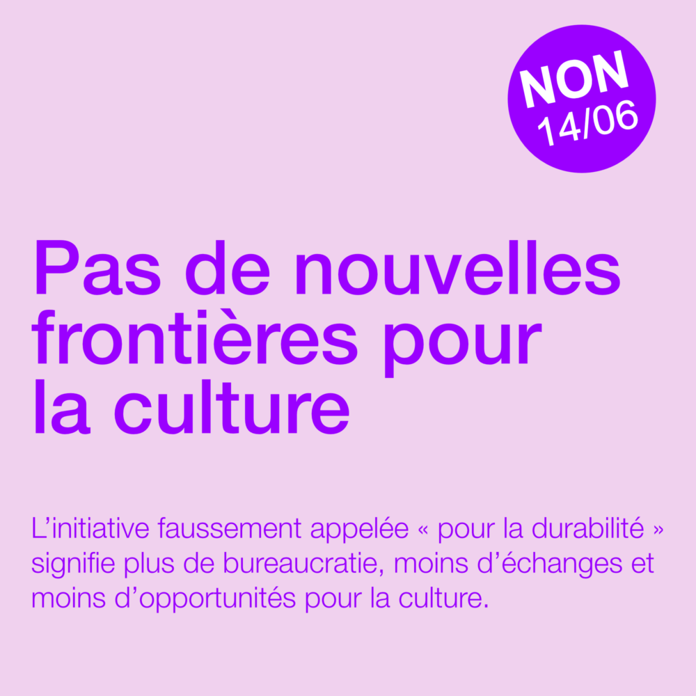 Non à l'initiative faussement appelée pour la durabilité